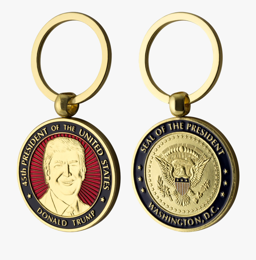 Donald Trump Keychain - Coin Keychain, Transparent Clipart