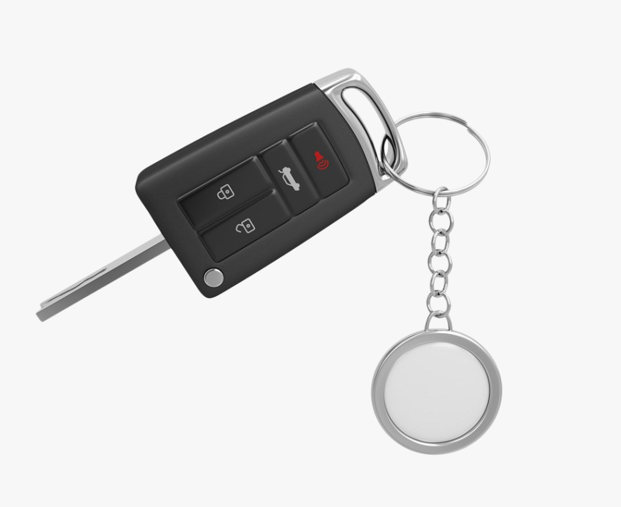 Transponder Car Key Smart Key Illustration - Car, Transparent Clipart