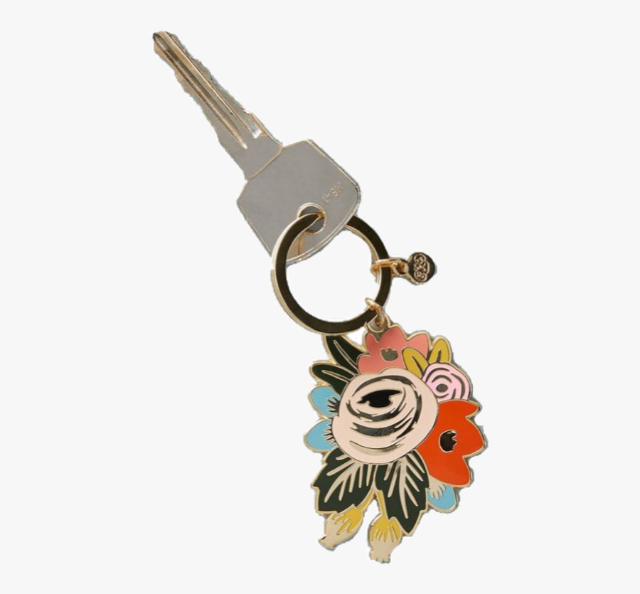 Key Keys Chain Keychain Chains - Keychain Rosa, Transparent Clipart