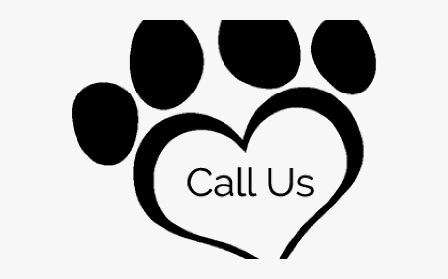 Dog Clipart Grooming Vector - Color Paw Heart Transparent, Transparent Clipart