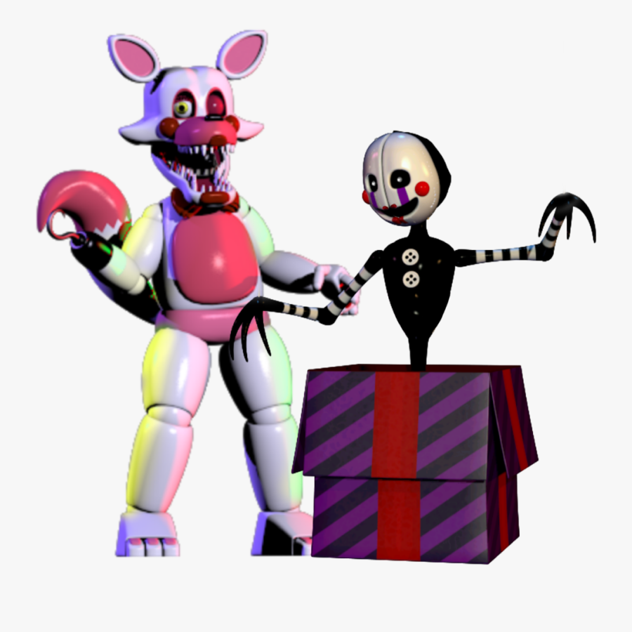 #prototype Mangle And Puppet - Do Security Puppet De Fnaf, Transparent Clipart