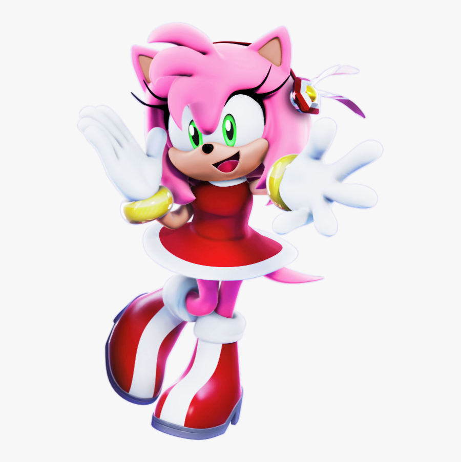 Amy Rose Transparent - Amy Rose Render Png, Transparent Clipart