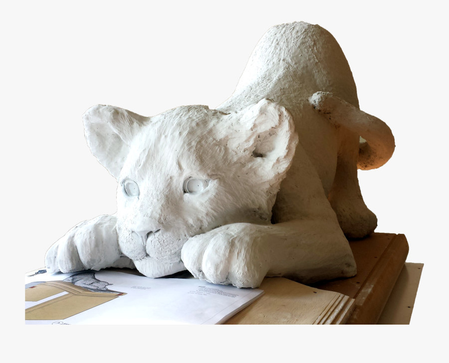 Reading Cub Prototype - Statue, Transparent Clipart