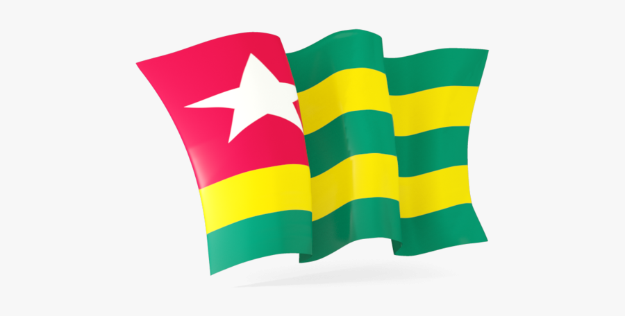 Togo Flag Waving Png, Transparent Clipart