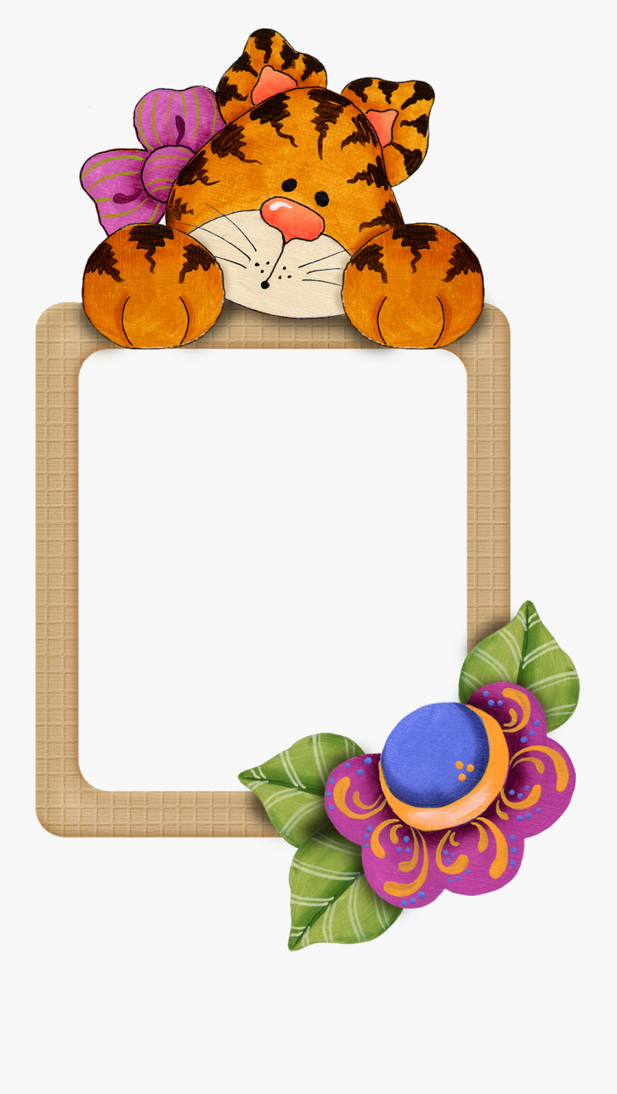 Frame Gatinho, Transparent Clipart