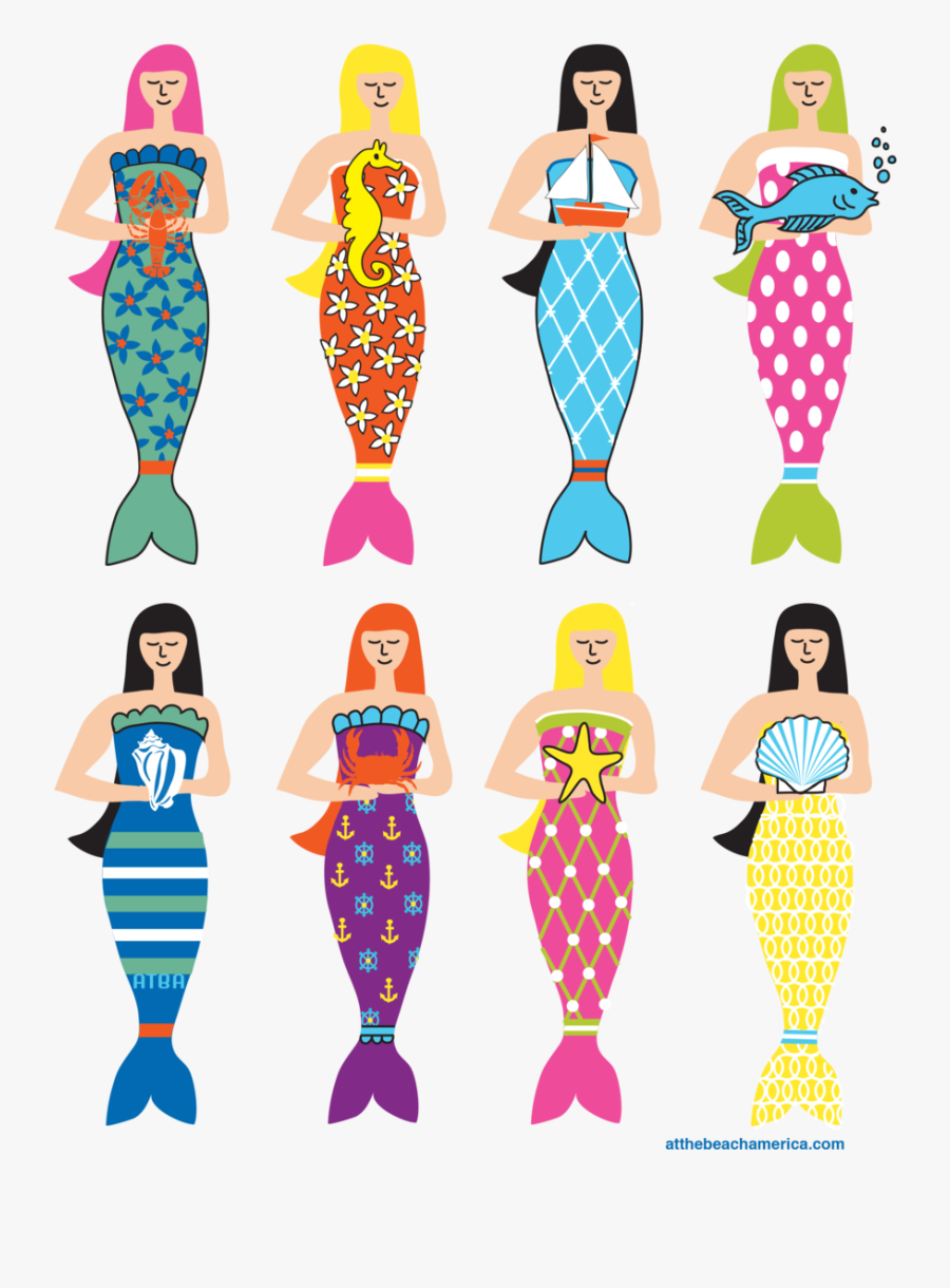 Transparent Baby Mermaid Png, Transparent Clipart