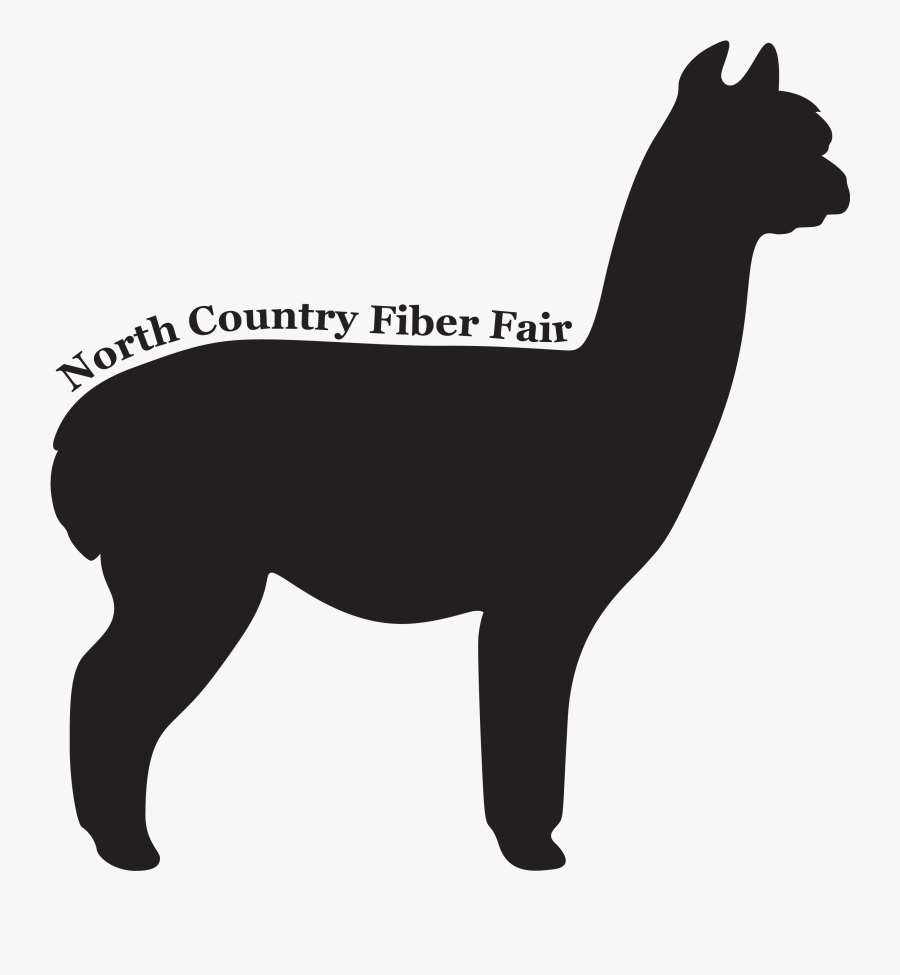 Alpaca Silhouette, Transparent Clipart