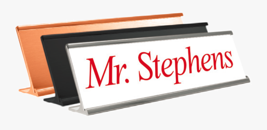 Education Plastic Deskplate - Calligraphy, Transparent Clipart