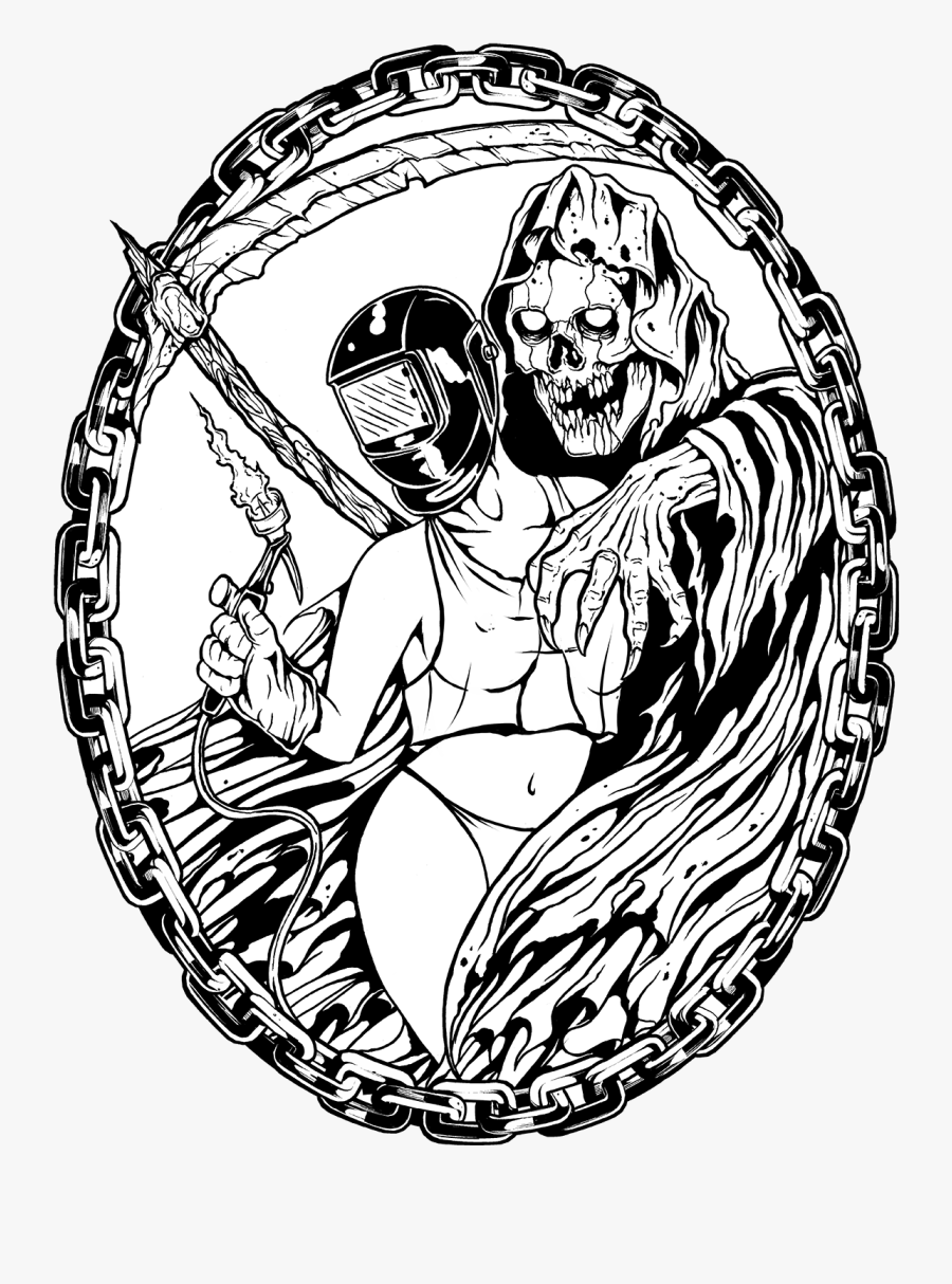 Reaper Engineering Short Sleeve Shirt - Illustration, Transparent Clipart