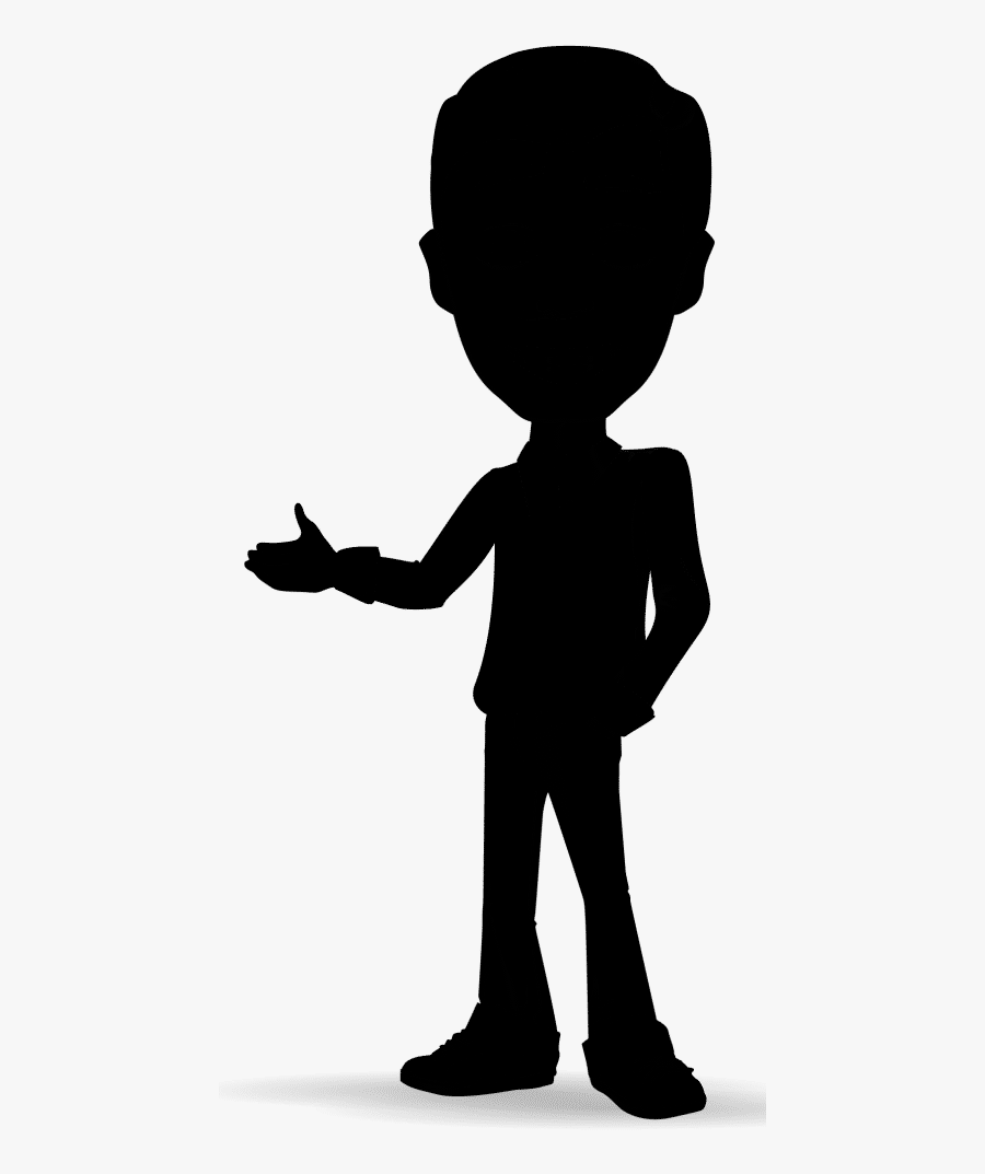 Clip Art Human Behavior Silhouette Black - Silhouette, Transparent Clipart