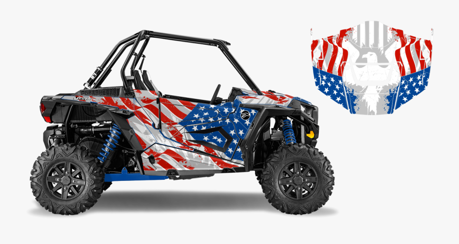 American Flag Png Utv - Polaris Rzr 1000 Yellow, Transparent Clipart