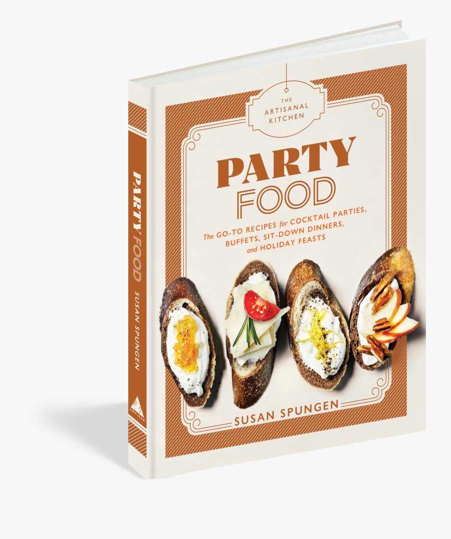 Transparent Cannoli Png - Susan Spungen The Artisanal Kitchen Party Food Cookbook, Transparent Clipart