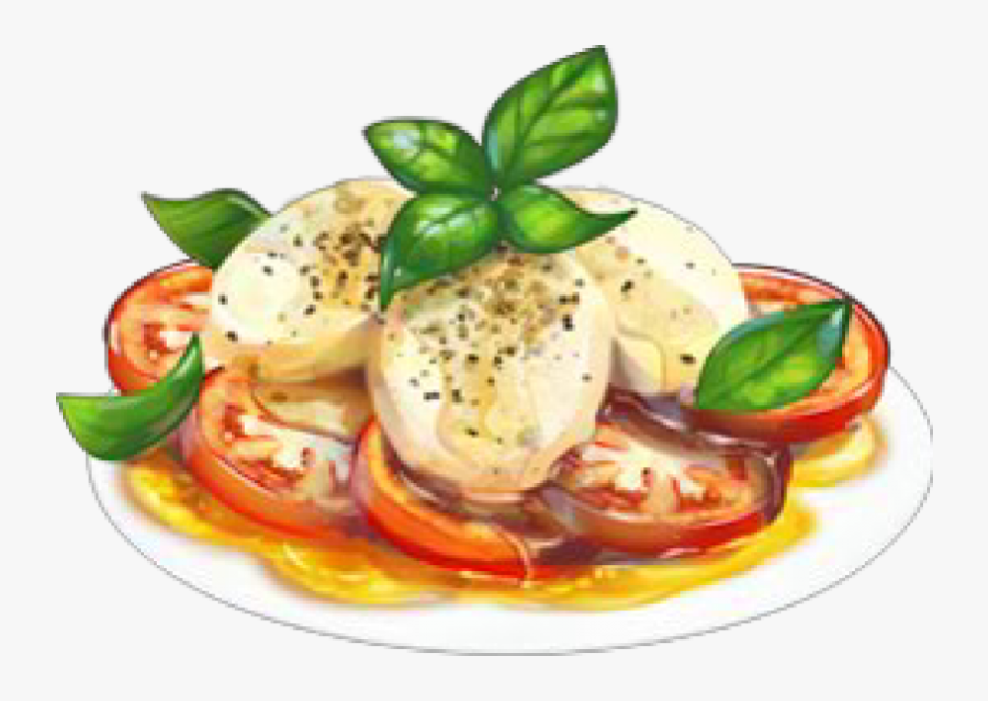 Transparent Background Caprese Salad Png, Transparent Clipart