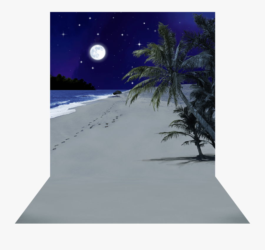 Clip Art Footprints In The Sand - Moon, Transparent Clipart