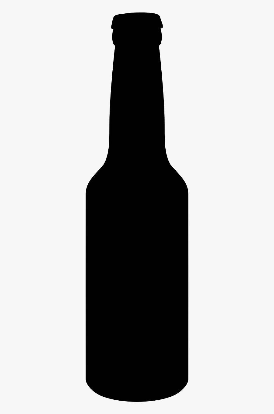 Clip Art Free Image On Pixabay - Beer Bottle Silhouette, Transparent Clipart