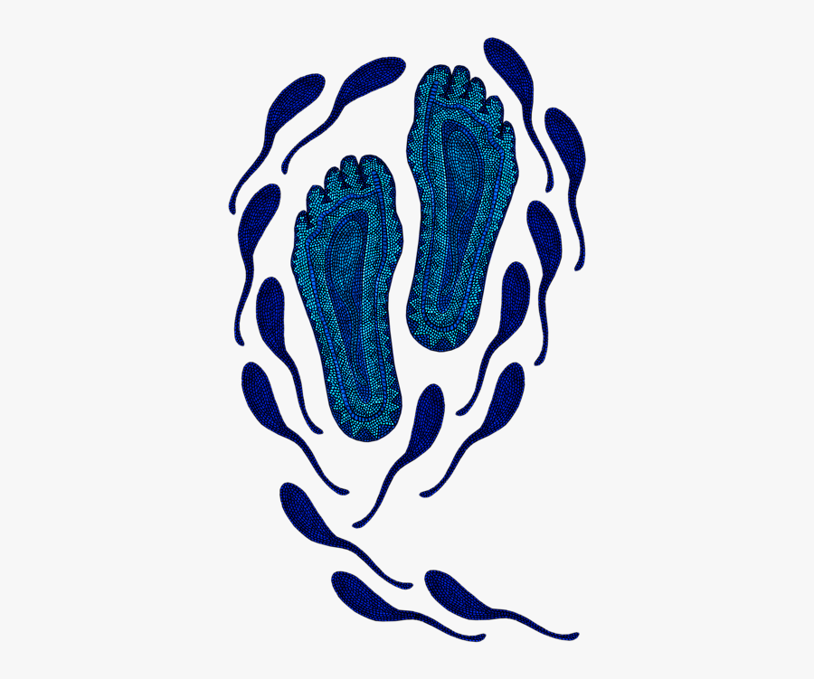 Clear Background Digital Footprint, Transparent Clipart