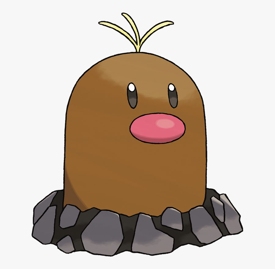 Alolan Diglett, Transparent Clipart