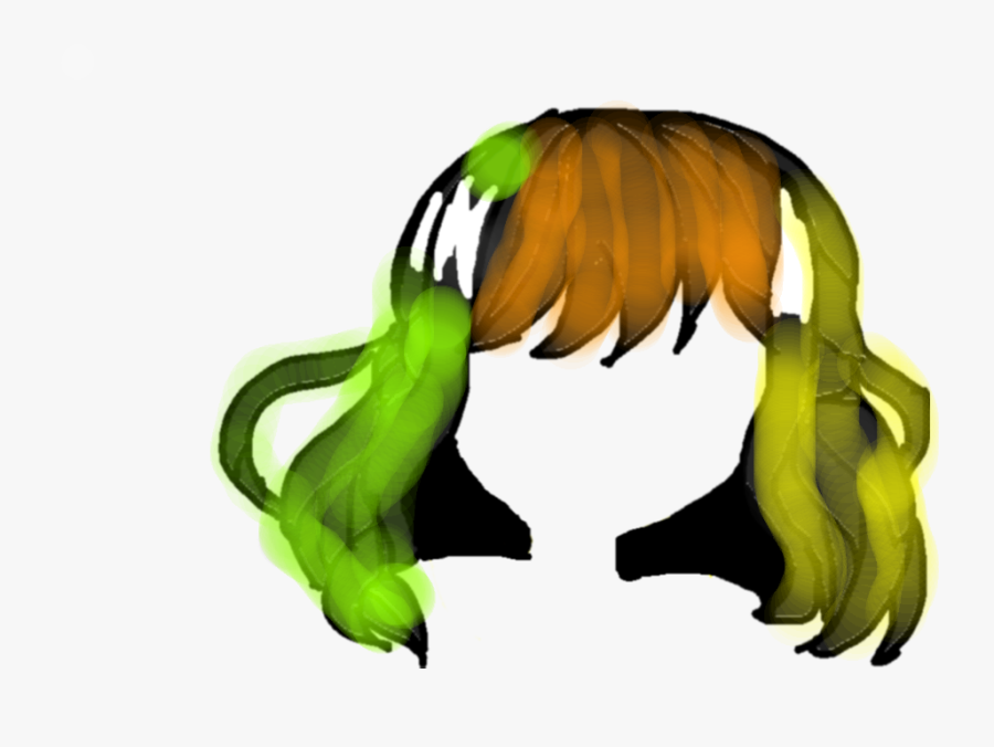 Black Hair - Illustration, Transparent Clipart