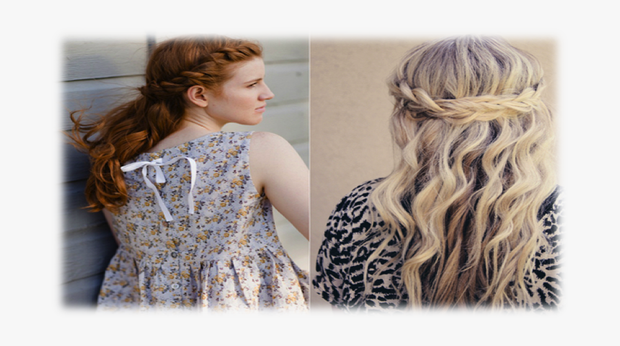 Clipart Free Bananna Clip Ponytail - Girl, Transparent Clipart