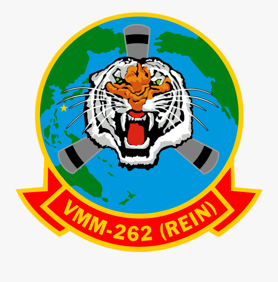 Helicopter Clipart Osprey - Vmm 262 Flying Tigers, Transparent Clipart