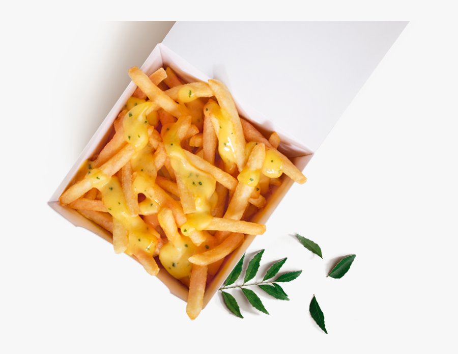 Salted Egg Yolk Loaded Fries - French Fries Salted Egg Png, Transparent Clipart