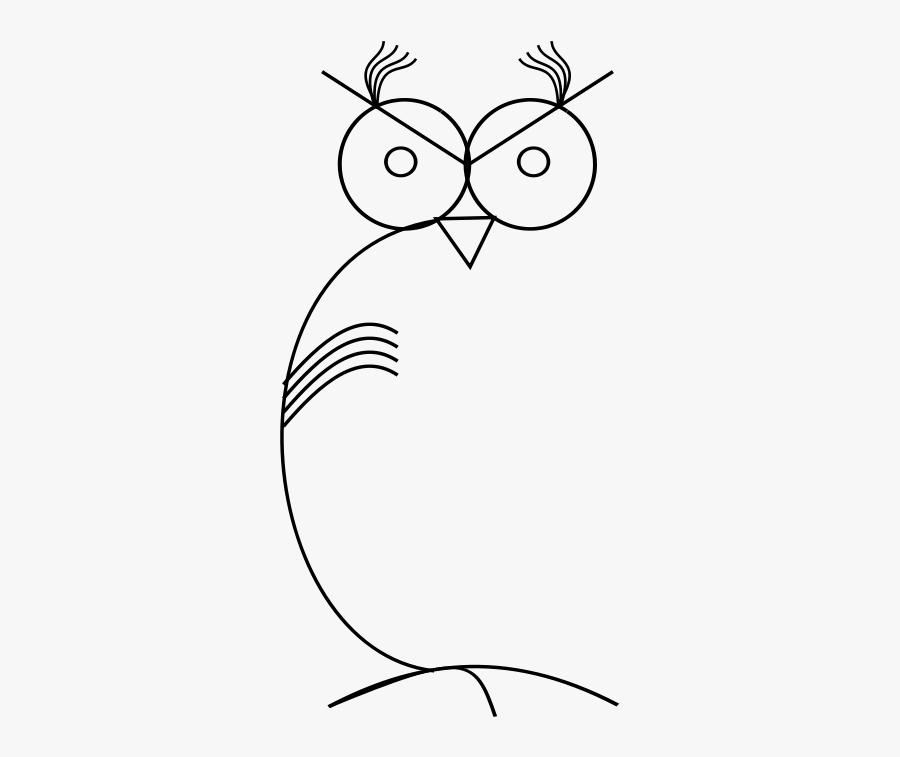 Owl,art,monochrome Photography - Civetta Stilizzata, Transparent Clipart