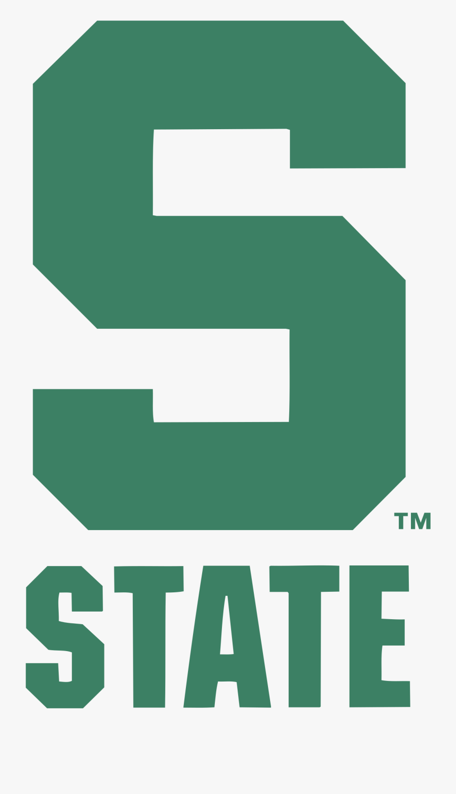 Michigan State Spartans Logo Png Transparent - Michigan State University S Logo, Transparent Clipart