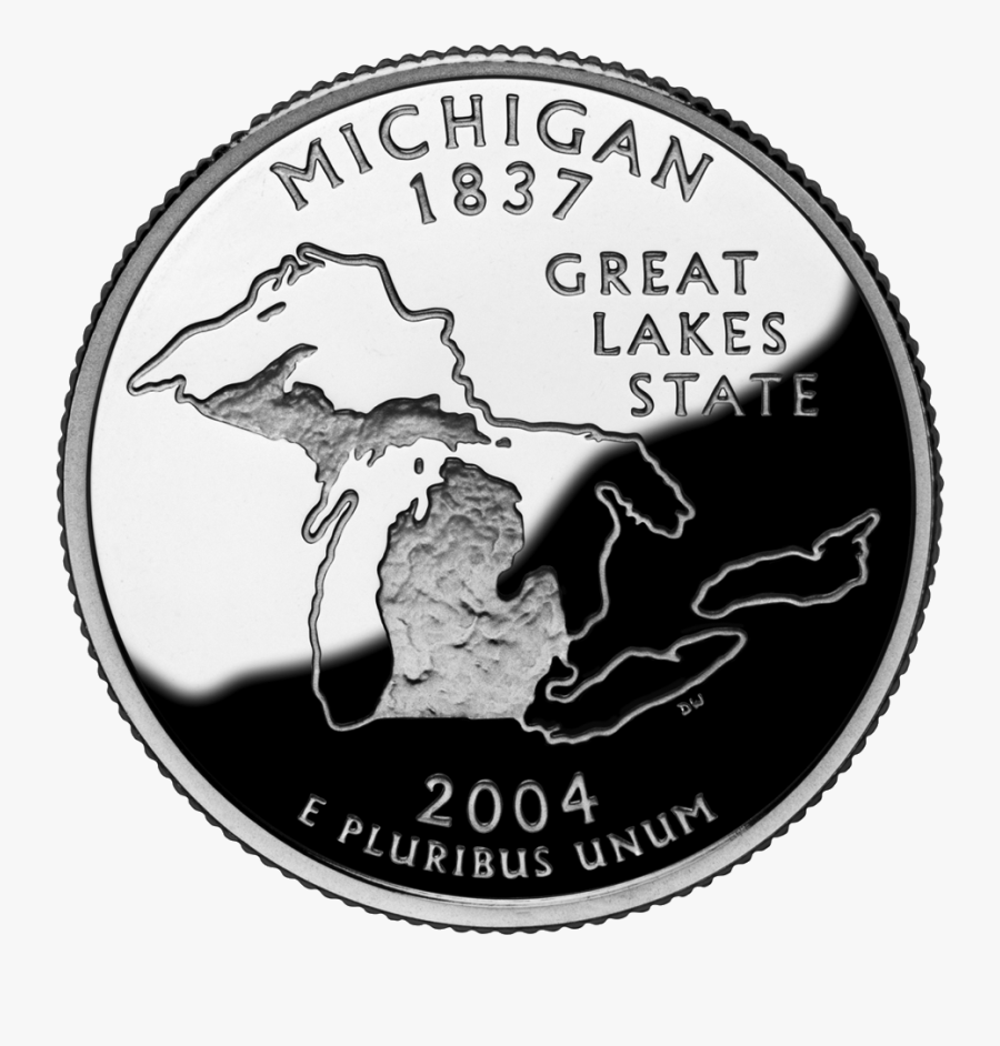 Michigan State Quarter, Transparent Clipart