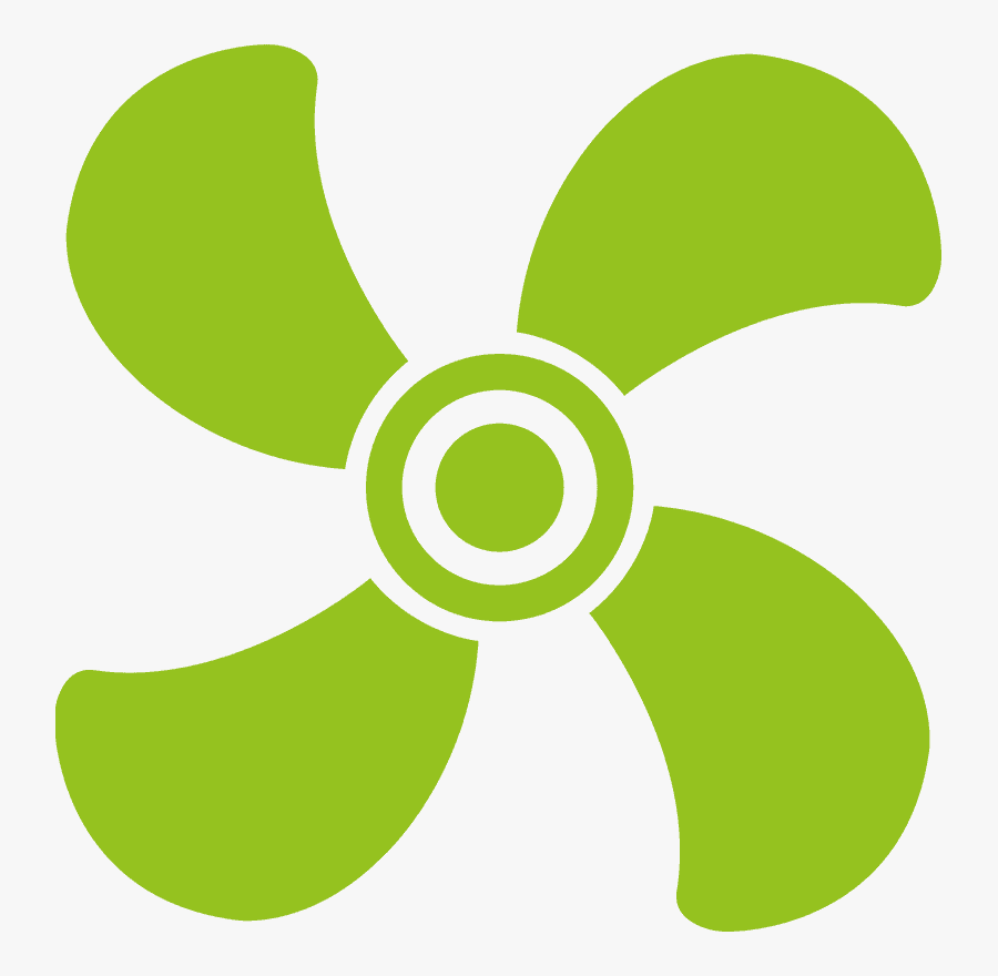 Air Conditioning & Heating - Ventilator Icon, Transparent Clipart