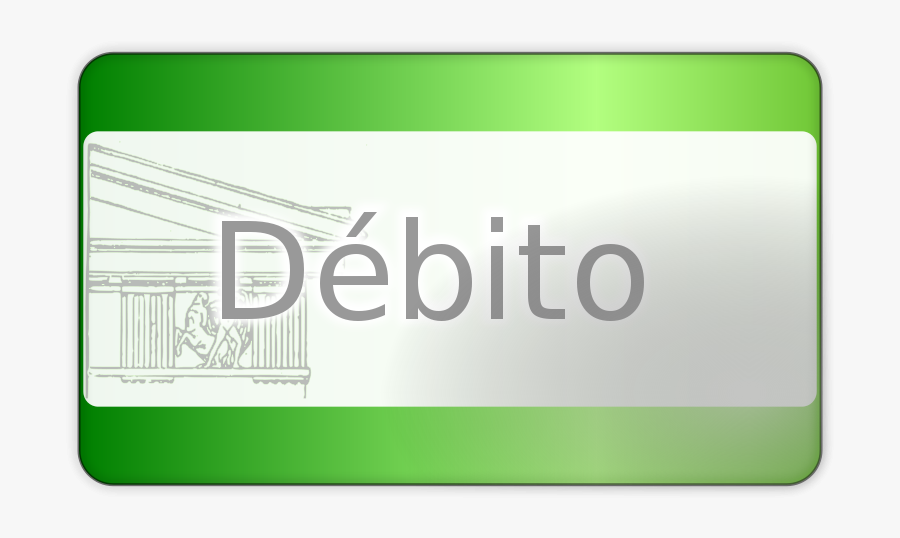 Debit Card Icon - Cartao De Debito Icone, Transparent Clipart