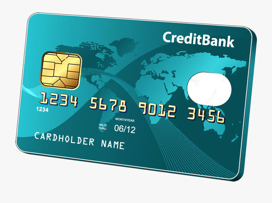 Credit Card Png Image - World Map, Transparent Clipart