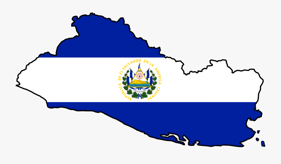 El Salvador Flag El Salvador Flag El Salvador Flag - El Salvador Map Flag, Transparent Clipart