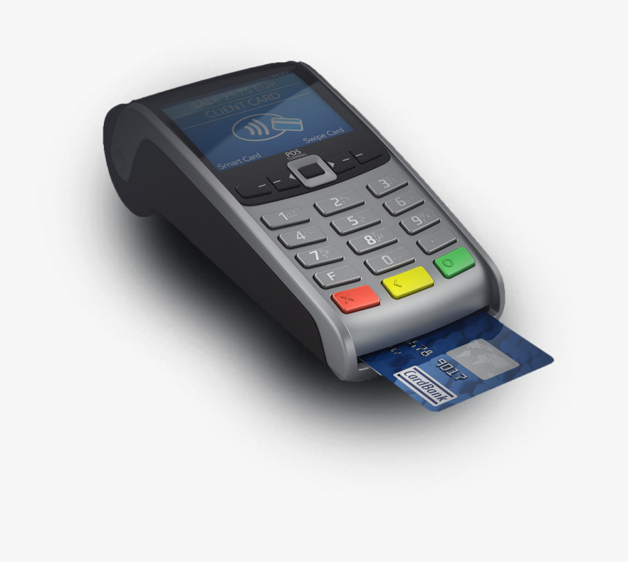 Hd Merchant Services - Credit Card Machine Png, Transparent Clipart