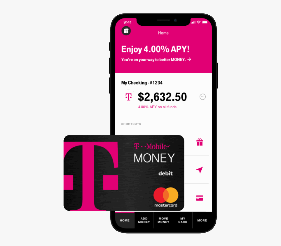 T Mobile Launches T Mobile Money Banking Service - T Mobile Bank Account, Transparent Clipart