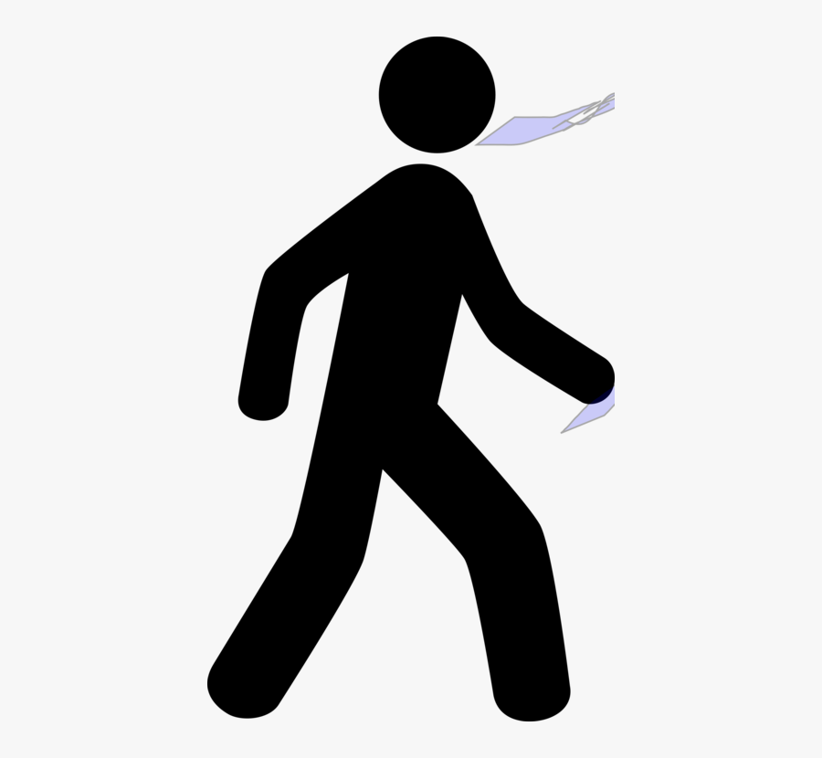 Standing,human Behavior,silhouette - Person Walking Clipart, Transparent Clipart