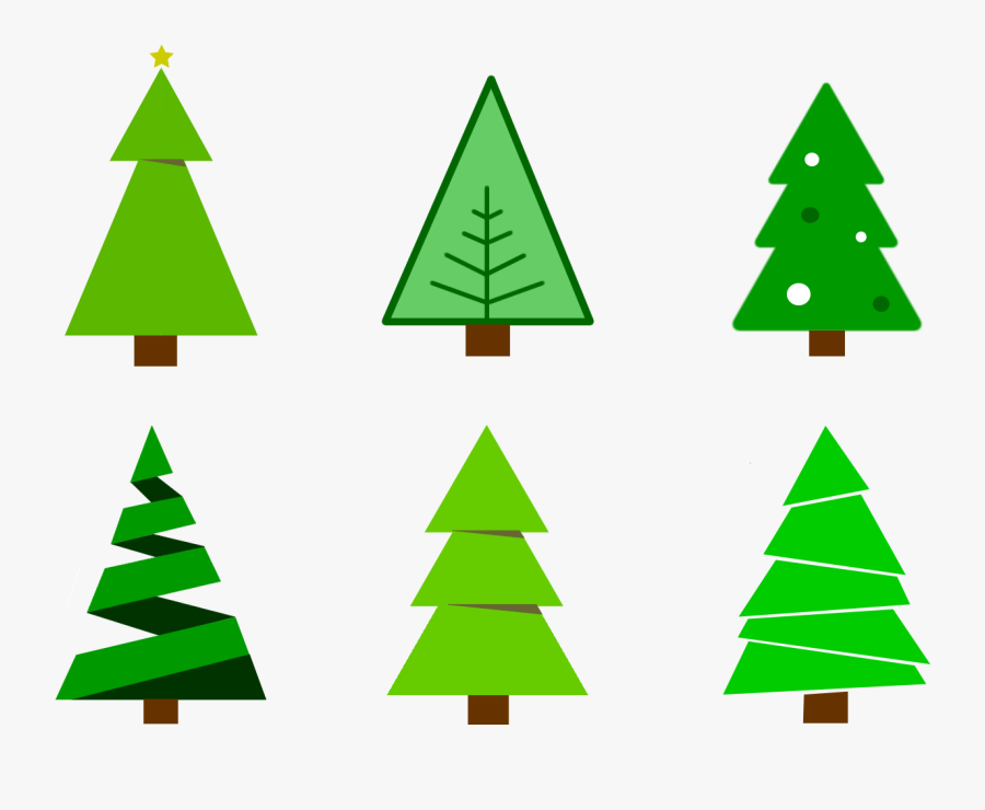 Christmas Tree Graphic Vector, Transparent Clipart