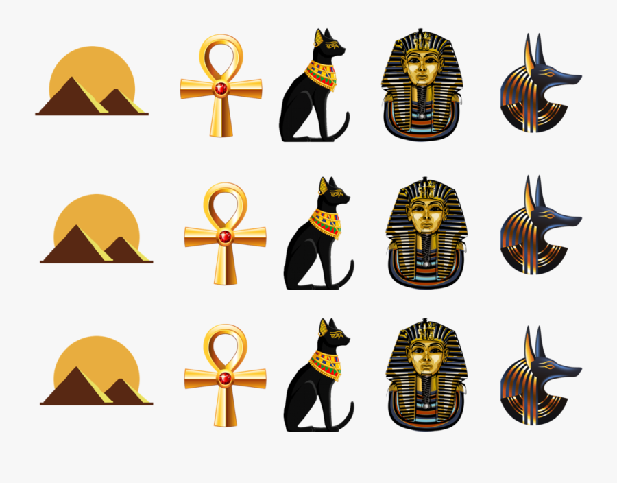 Egypt Cupcake Toppers In Edible Wafer Or Icing Sheets - Egyptian Cupcake Toppers, Transparent Clipart