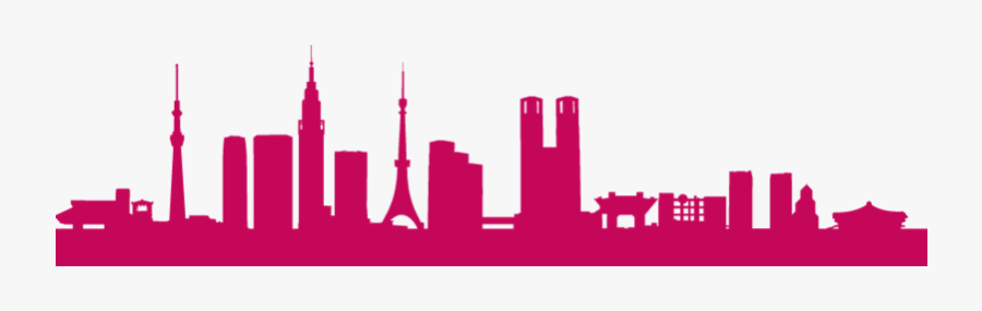 Tokyo Skyline Vector Free, Transparent Clipart