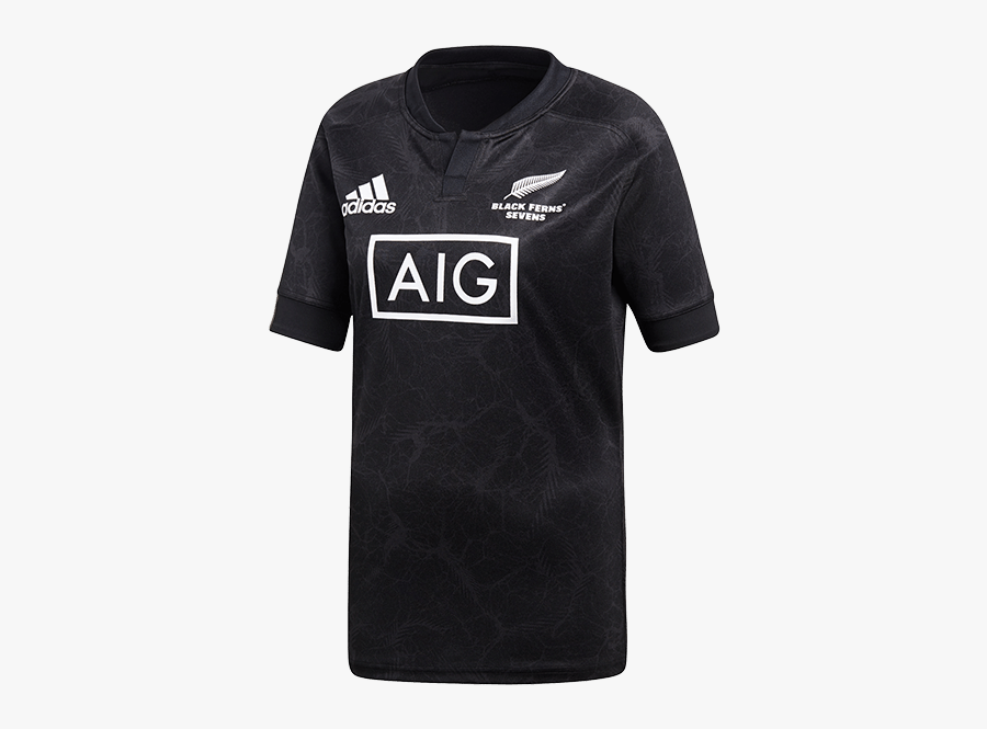 Image Result For Black Ferns Jersey - Active Shirt, Transparent Clipart