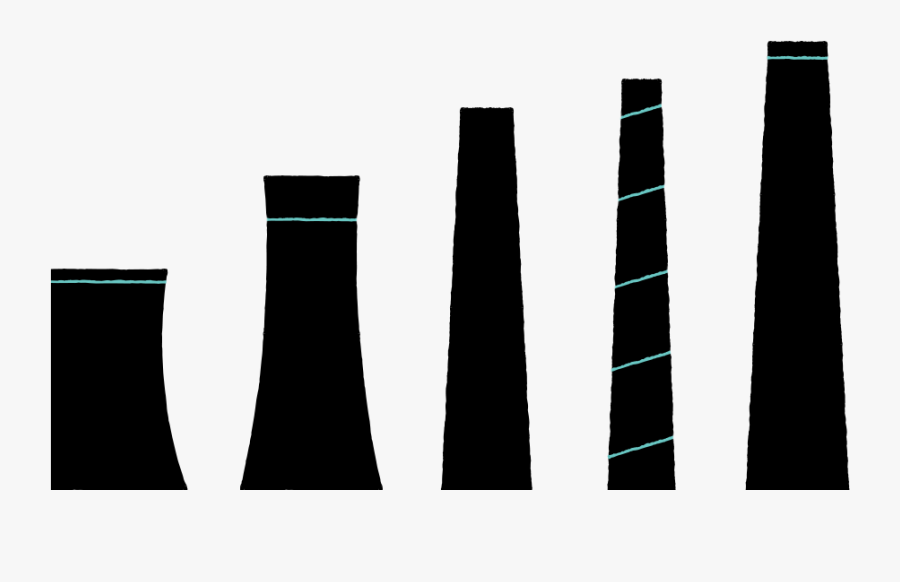 Your Grandfather S Coal - Types Of Smoke Stacks, Transparent Clipart