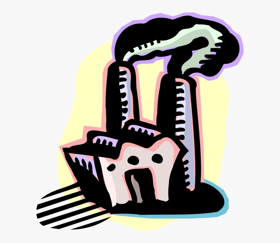 Pollution Clipart Smoke Stacks, Transparent Clipart