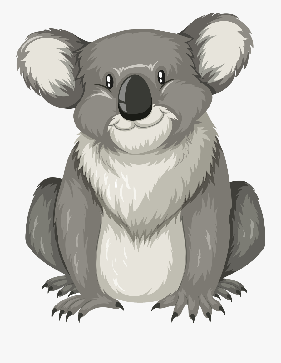Koala Clipart Fauna - Begin With Letter K, Transparent Clipart