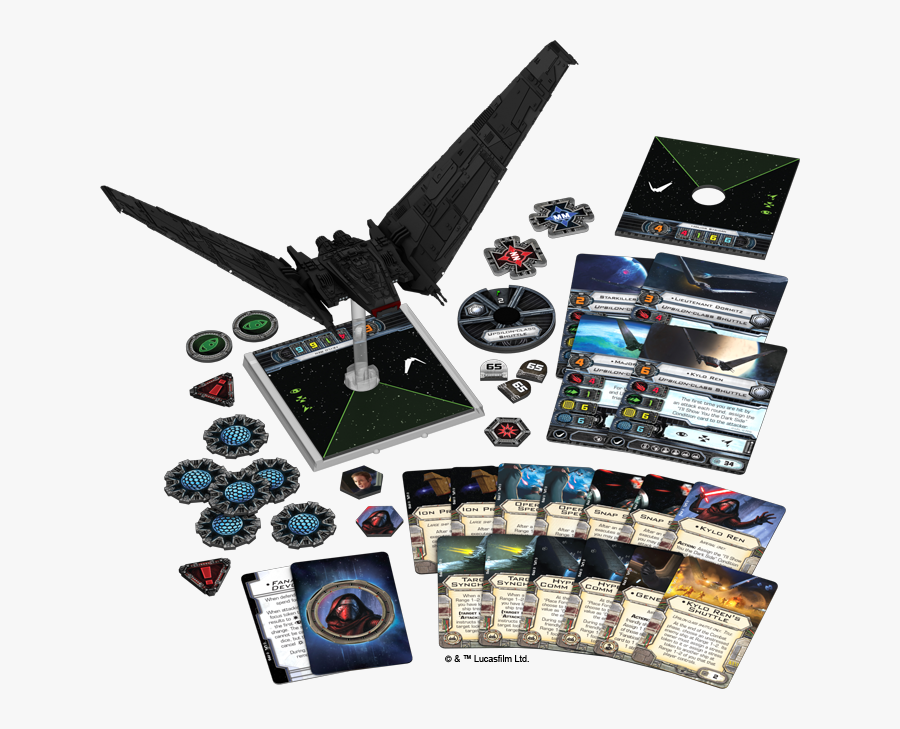 Biggest Star Wars Ship - Upsilon Class Shuttle X Wing, Transparent Clipart