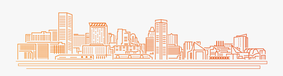 Kansas City Cartoon Skyline, Transparent Clipart