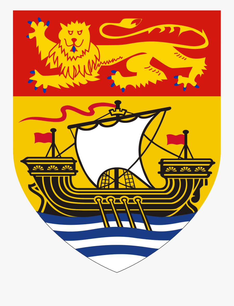 New Brunswick Coat Of Arms, Transparent Clipart