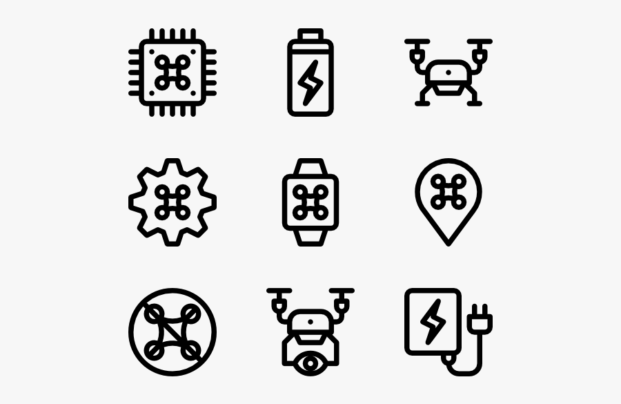 Banner Free Icons Free Drones - Corruption Icons, Transparent Clipart