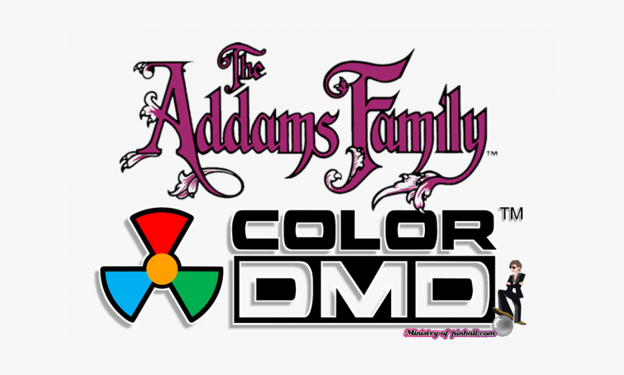 Addams Family Pinball Logo, Transparent Clipart