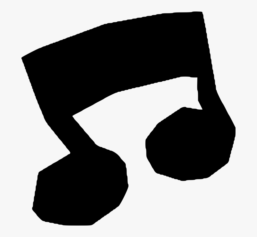 Transparent Music Notes Silhouette Png, Transparent Clipart