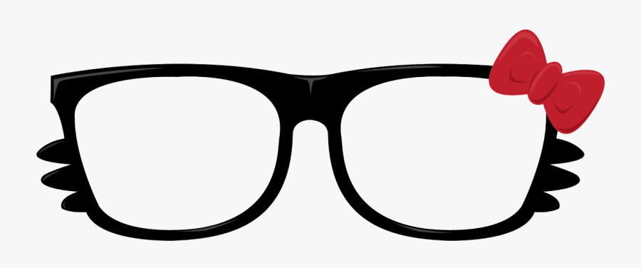 Kitty Paper Sunglasses Hello Free Transparent Image - Hello Kitty Con Lentes Icon Png, Transparent Clipart
