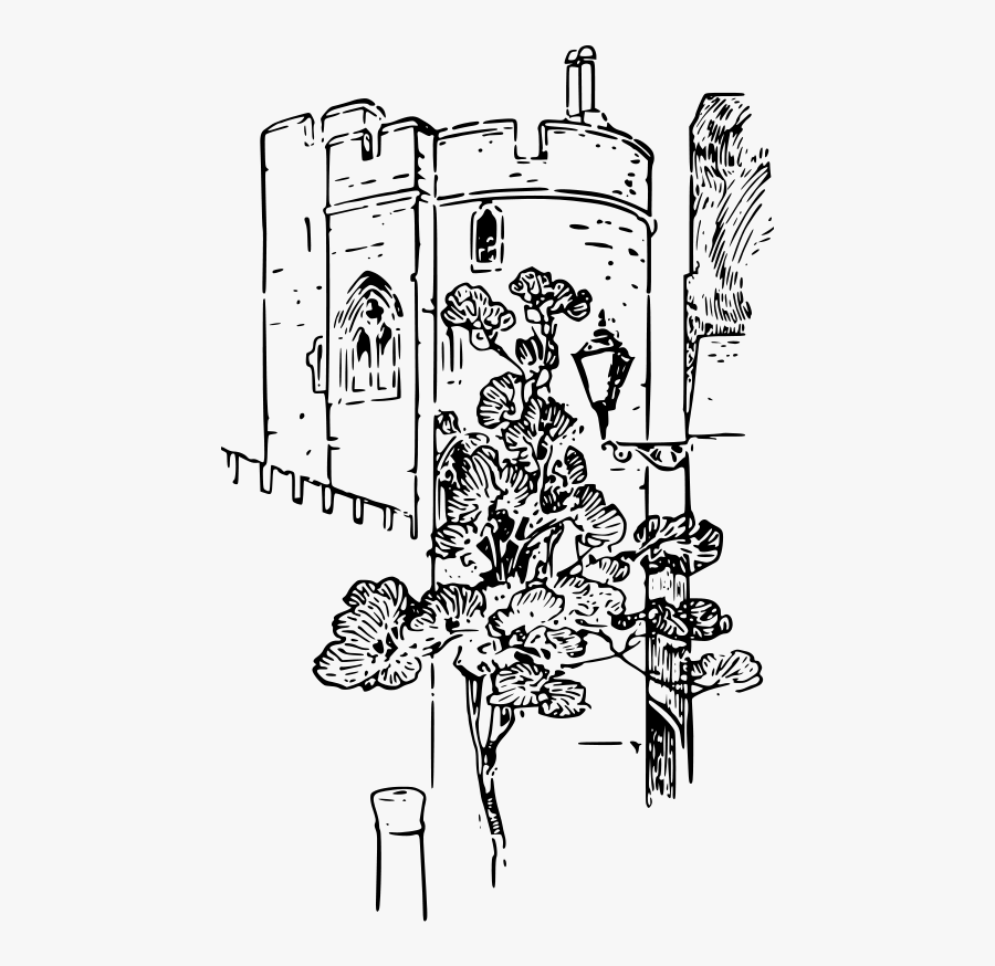Castle Tower - Castle Tower Vector Art, Transparent Clipart